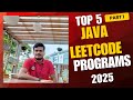 Top 5 LeetCode Java Questions for Automation Testers | Crack FAANG & SDET Interviews 2025
