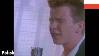 rick roll in different languages