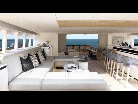 Two Oceans 870 Power Catamaran - An Animated Walk Around