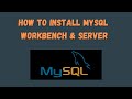 MySQL Workbench &amp; Server Tutorial