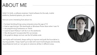 Personal Website with React - Making an About Me Section Part 1