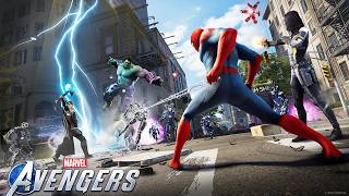 Spider-Man vs Massive Robot Army | Ultimate Battle & Rescue Mission | Marvel Avengers  | 4K 60FPS screenshot 1