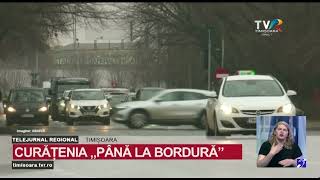Curățenia "până la bordură" nu se poate face fără parcare alternativă #StiriRegionale @TVRTM