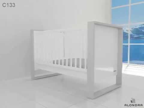 Cuna para bebé transformable en cama y escritorio youtube Cama cuna transformable