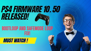 PS4 10.50 UPDATE! | How to SAFELY INSTALL PS4 10.50 UPDATE | PS4 Bootloop ERROR FIX! |