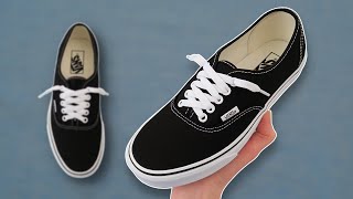 HOW TO LACE VANS AUTHENTIC (BEST WAY!)