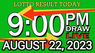 LIVE 9PM Lotto Result Today August 22, 2023 | LOTTO RESULT WINNING NUMBER