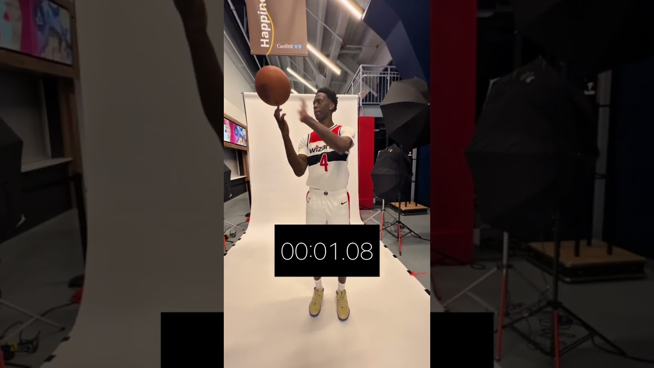 Put the rookies to the test 🏀 #nba #ajdybantsa #washingtonwizards #shorts #challenge