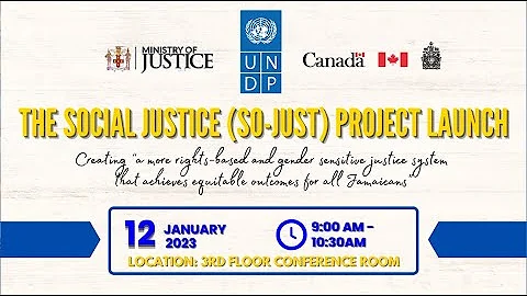 Resident Representative ,UNDP & Implementing partner, Denise Antonio, speaks on the SO-JUST Project.