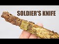 Very Rusty and Broken Trench Pocket Knife Restoration. 105 Years Underground