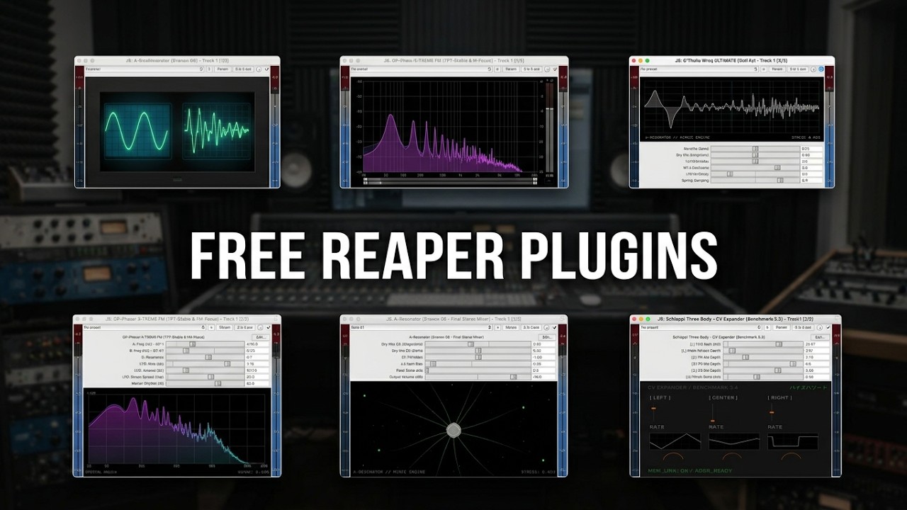 REAPER JSFX PLUGINS GitHub (no commentary) - YouTube