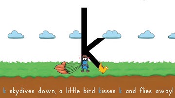 How to Write Lowercase Letter k (Step-by-Step Animation) | Handwriting Heroes