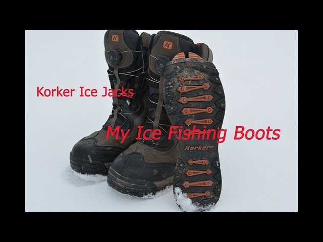 My Korker Ice Jack Boots. Get Moving and Ready for Ice Fishing