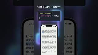 CSS Text Align Property Explained in 10 Seconds 🔥 | CSS Tutorial #shorts #css #styling #coding #SMIT