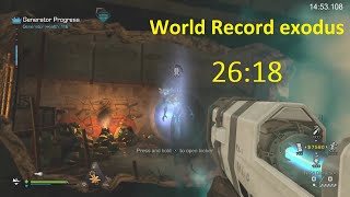 (not wr anymore) SOLO exodus Speedrun (26:18) Previous WORLD RECORD