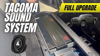 Toyota Tacoma Sound System Upgrade #caraudio #soundsystem #carstereo