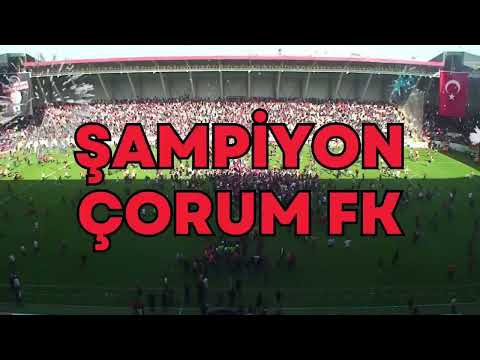 ŞAMPİYON ÇORUM FK! İŞTE O ANLAR...