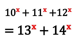 An Exponential Equation From 101 Problems in Algebra