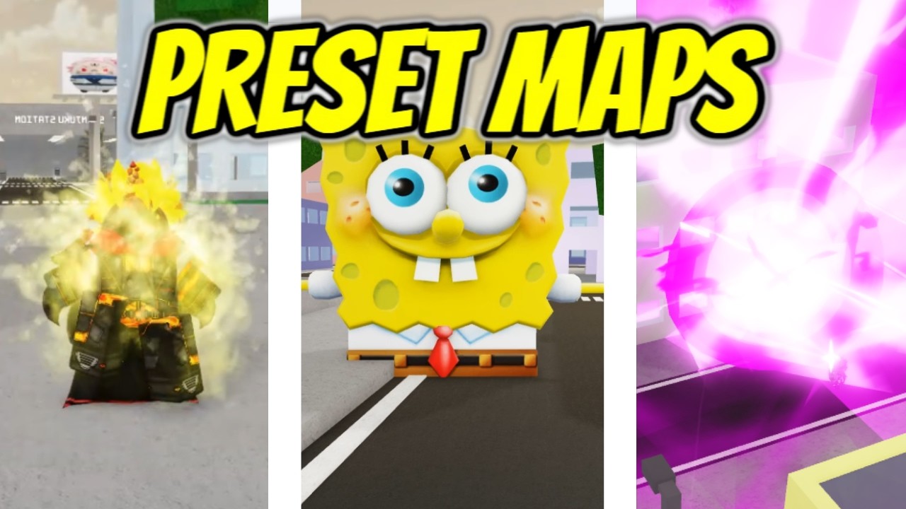 Preset Maps For The BEST Custom Movesets in Jujutsu Shenanigans