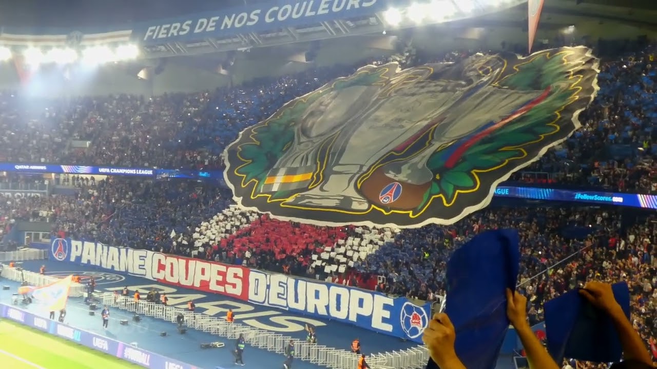 PSG / A Bergame 17.09.2025.2025 : 4-0 (C1 J1) 2/4 : Entrée des équipes