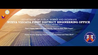 Procurement Livestream for DPWH Nueva Vizcaya 1st DEO on September 2, 2026
