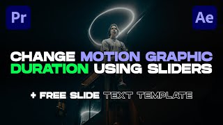 Change Motion Graphic Duration Using SLIDERS + FREE SLIDE TEXT TEMPLATE! @KYLERHOLLAND