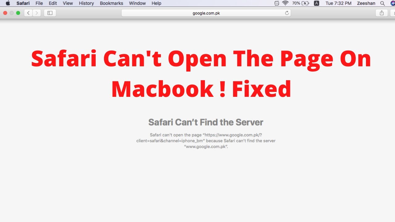 cannot open safari