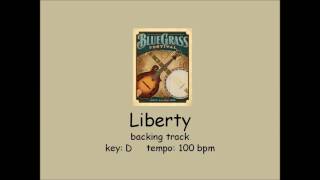 Video thumbnail of "Liberty - bluegrass backing track"