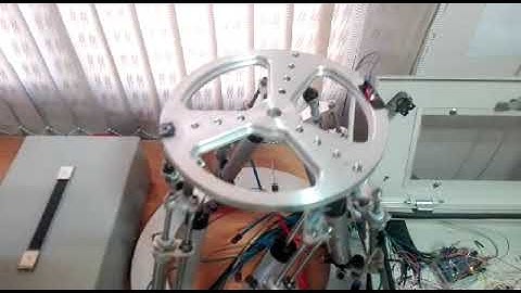 TaarLab -- 6-DoF Gough-Stewart Robot -- Circular Motion