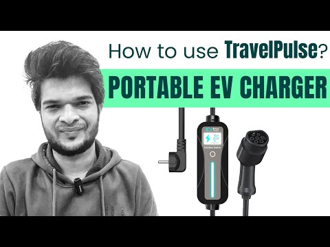 How to use TravelPulse Portable EV Charger | Hindi - video from Evtor