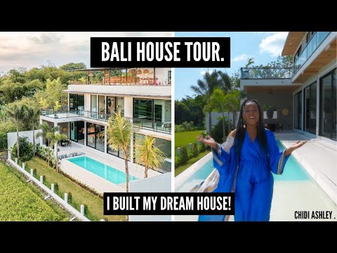 I BUILT MY DREAM HOUSE IN BALI | Finished Bali luxury villa tour (Adjusted audio version)