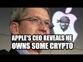 Tim Cook, Apple's CEO, Reveals He Owns Some Crypto