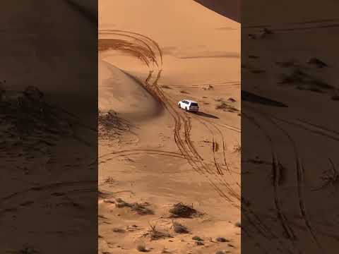 طلوع النفود في صحراء الدهنا السعودية