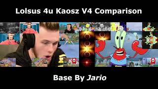 Lolsus4U Sparta Kaosz V4 Remix Comparison
