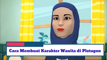 Cara membuat karakter wanita menggunakan aplikasi Plotagon