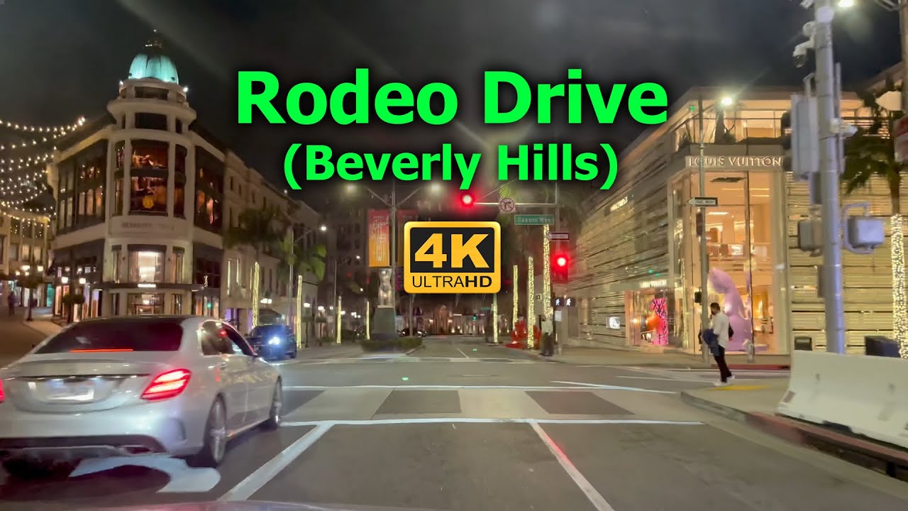 Rodeo Drive, Beverly Hills (4K) - YouTube