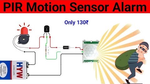 DIY Motion Sensor Alarm using PIR Sensor | Home Security System