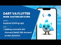 14.18. Making Accounts List, Account Detail, Edit Account screen dynamic | Flutter Mobil dasturlash