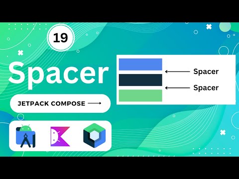 Spacer in Jetpack Compose | Kotlin | Android | Android Studio Giraffe #jetpackcompose #kotlinandroid