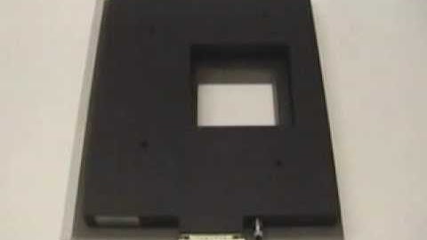 XY table with large center opening