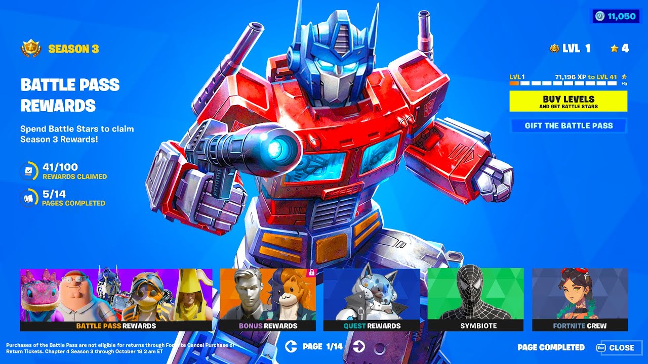 Fortnite: Fortnite Chapter 4 Season 3 Battle Pass: Here's how to unlock  'Optimus Prime Skin' - The Economic Times