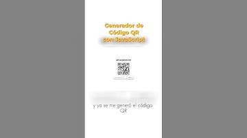 Generador de Código QR con JavaScript