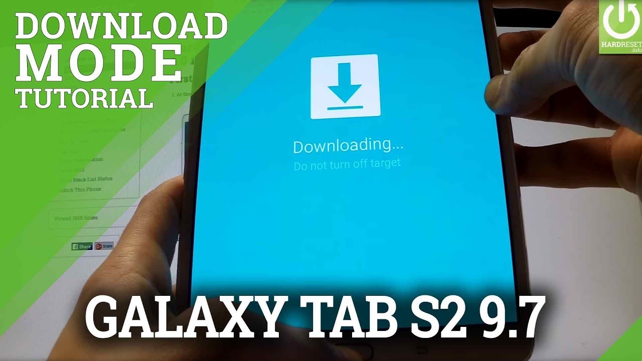 Download Mode Samsung Galaxy Tab S2 9 7 How To Enter And Quit