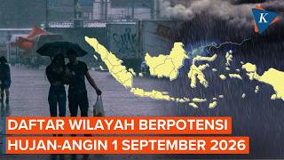BMKG Issues Heavy Rain Warning for September 1-2, 2026, Here Is the List of Affected Regions