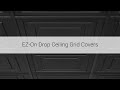 Ezon drop ceiling grid covers by ceilume