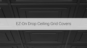 EZ-On Drop Ceiling Grid Covers by Ceilume