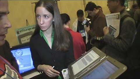 Entourage Edge android tablet at CES 2010