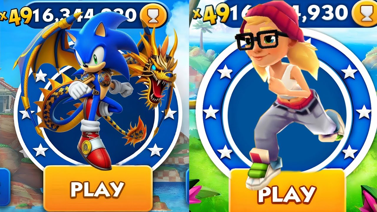 Sonic Dash - Dragonfire Sonic vs Tricky vs All Bosses Zazz Eggman - All ...