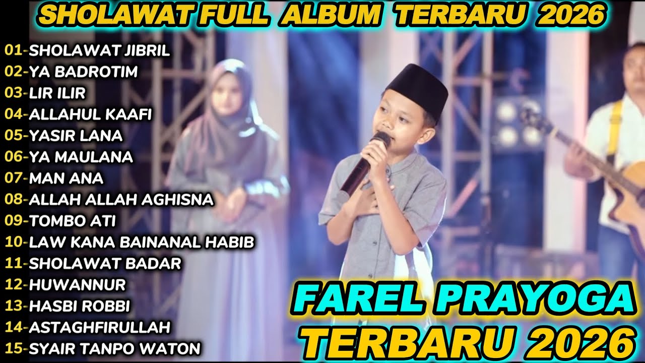 FAREL PRAYOGA SHOLAWAT JIBRIL FULL  ALBUM TERBARU 2025