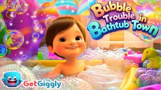 Bubble Trouble In Bathtub Town Fun Kids Song About Magic Bubbles & Bathtime Adventures
